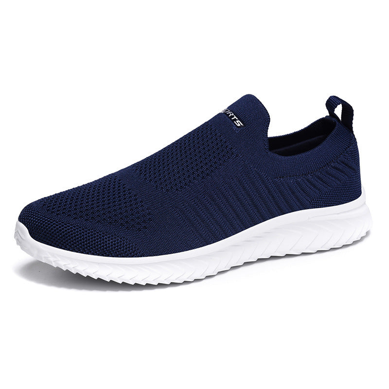 Damen Atmungsaktive Slip-On Sneakers mit elastischem Strick-Obermaterial