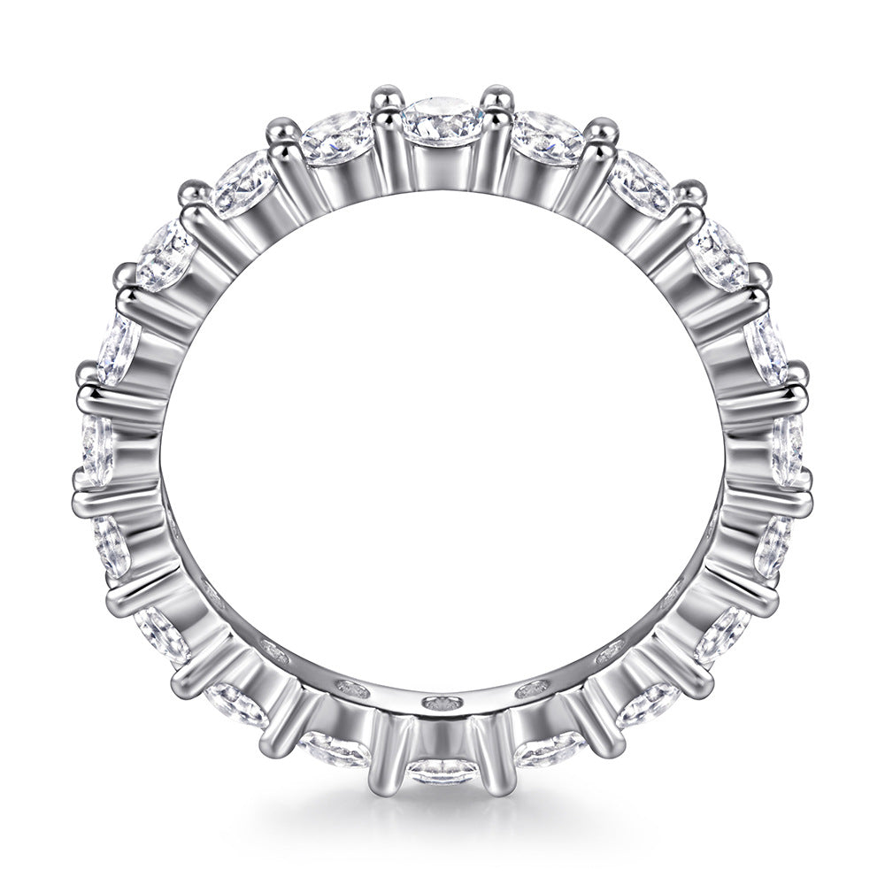 Damen Pavé Zirkonia Ewigkeit Ring Shop Nory