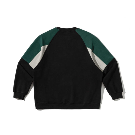 Unisex Colorblock-Sweatshirt mit Raglanärmeln und strukturierter Ziernaht Shop Nory