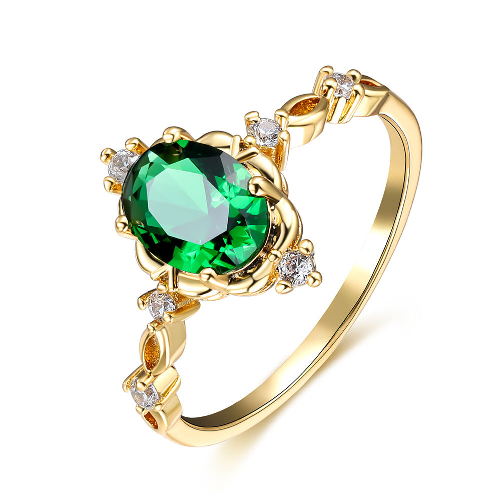 Damen Ring mit exquisitem Zirkonia-Einsatz und eleganter Fassung Shop Nory