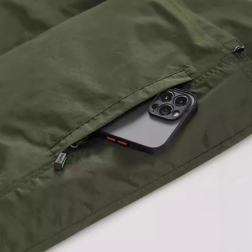 Herren Leichte Utility-Weste mit Mesh-Innenfutter, Reißverschluss und hohem Stehkragen Shop Nory