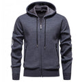 Herren Sportliche Kapuzenjacke mit innovativem Materialmix