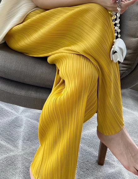 Damen Elegante Plisseehose Shop Nory