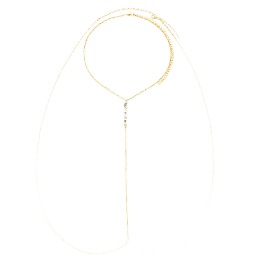 Damen Bikinioberteil mit elegantem y-förmigem Kettendetail Shop Nory