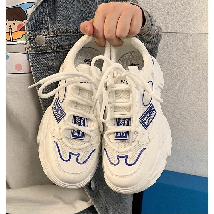 Damen Chunky-Sneaker mit atmungsaktivem Obermaterial und rutschfester Sohle