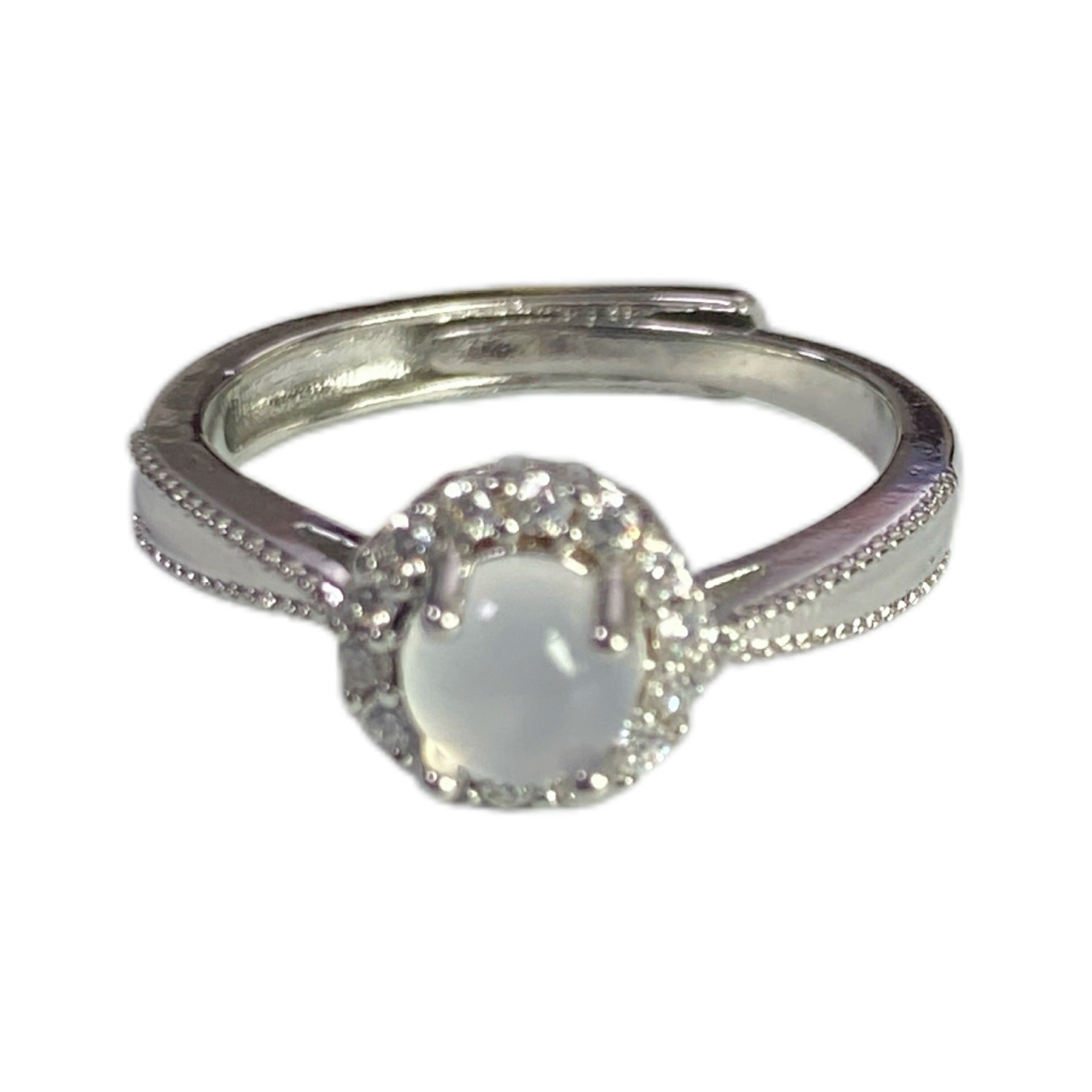 Damen glamouröser Ring mit funkelnder Zirkonia-Fassung Shop Nory