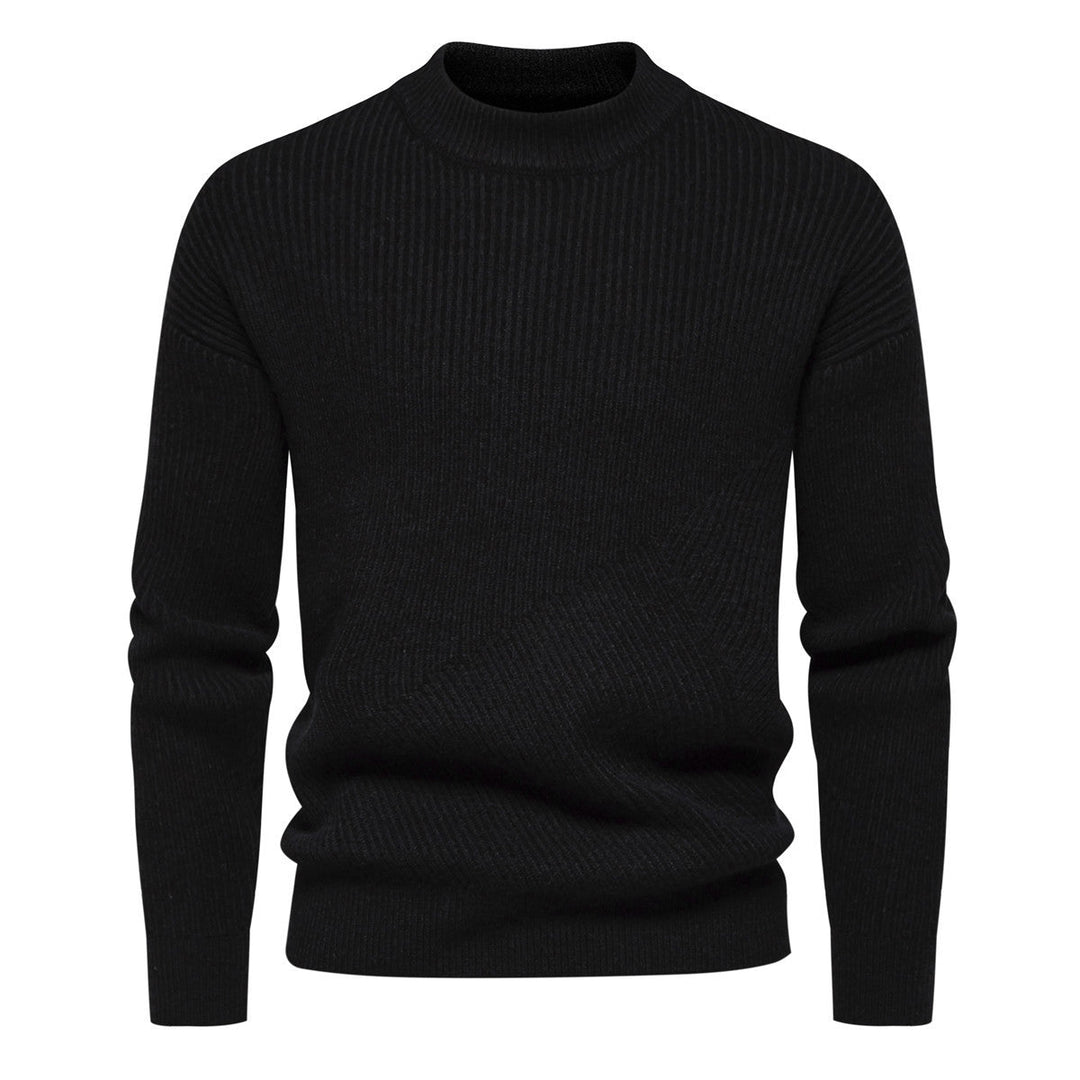 Herren Feinstrickpullover mit modernem Rippenmuster und hochwertiger Verarbeitung Shopnory