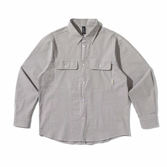 Herren Overshirt aus strukturierter Baumwolle mit aufgesetzten Brusttaschen Shop Nory