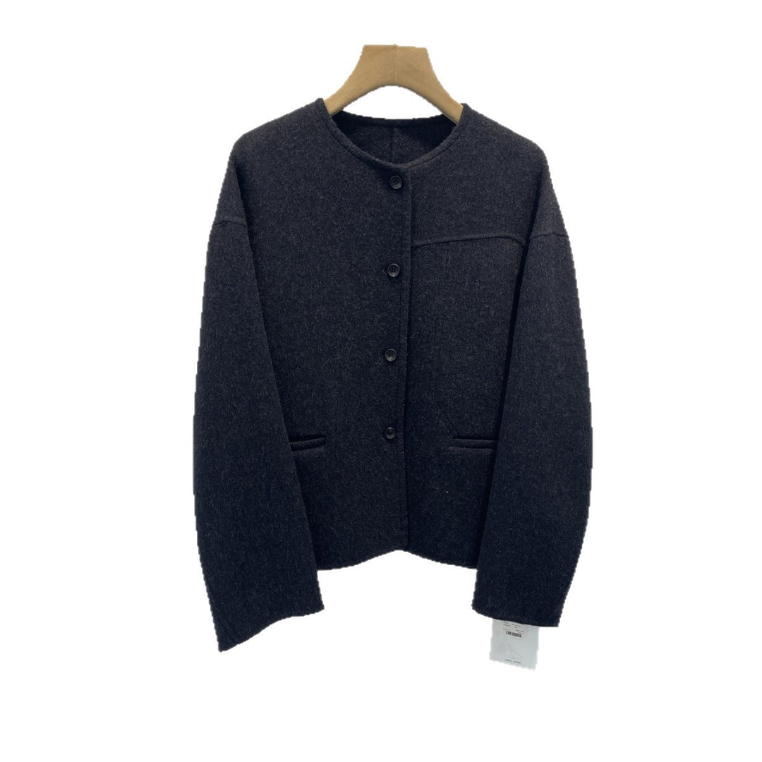 Damen Gemütlicher Strukturierter Strick-Cardigan Shop Nory