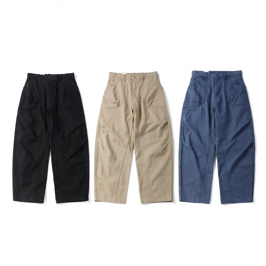 Unisex Lockere Utility-Hose mit hoher Taille, weitem Bein und aufgesetzten Arbeitstaschen Shop Nory