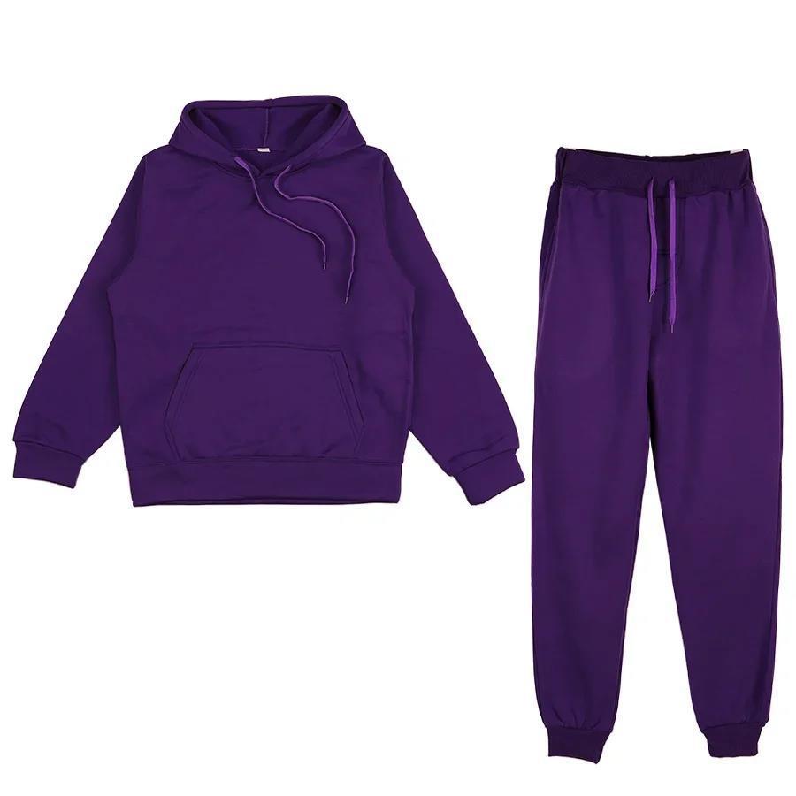 Unisex weiches Lounge-Set mit Oversize-Hoodie, taillenhoher Jogginghose und geripptem Knöchelabschluss Shop Nory