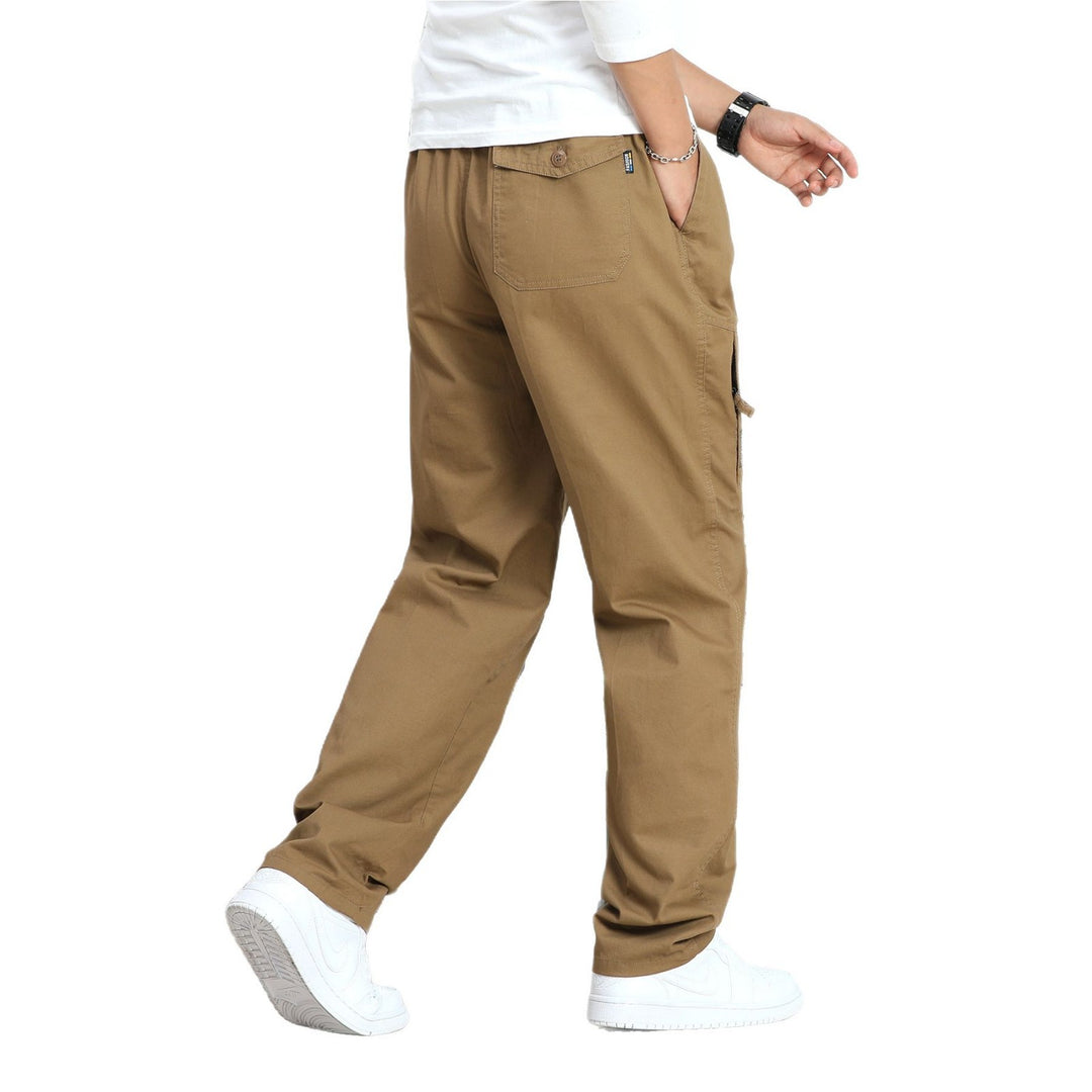 Herren Weite Cargohose im Utility‑Stil mit seitlicher Reißverschlusstasche und ergonomischen Nähten Shop Nory