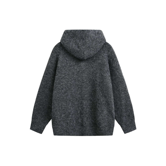 Damen Wollmix‑Cape‑Cardigan mit Kapuze, Knopfleiste und Raglanärmeln Shop Nory