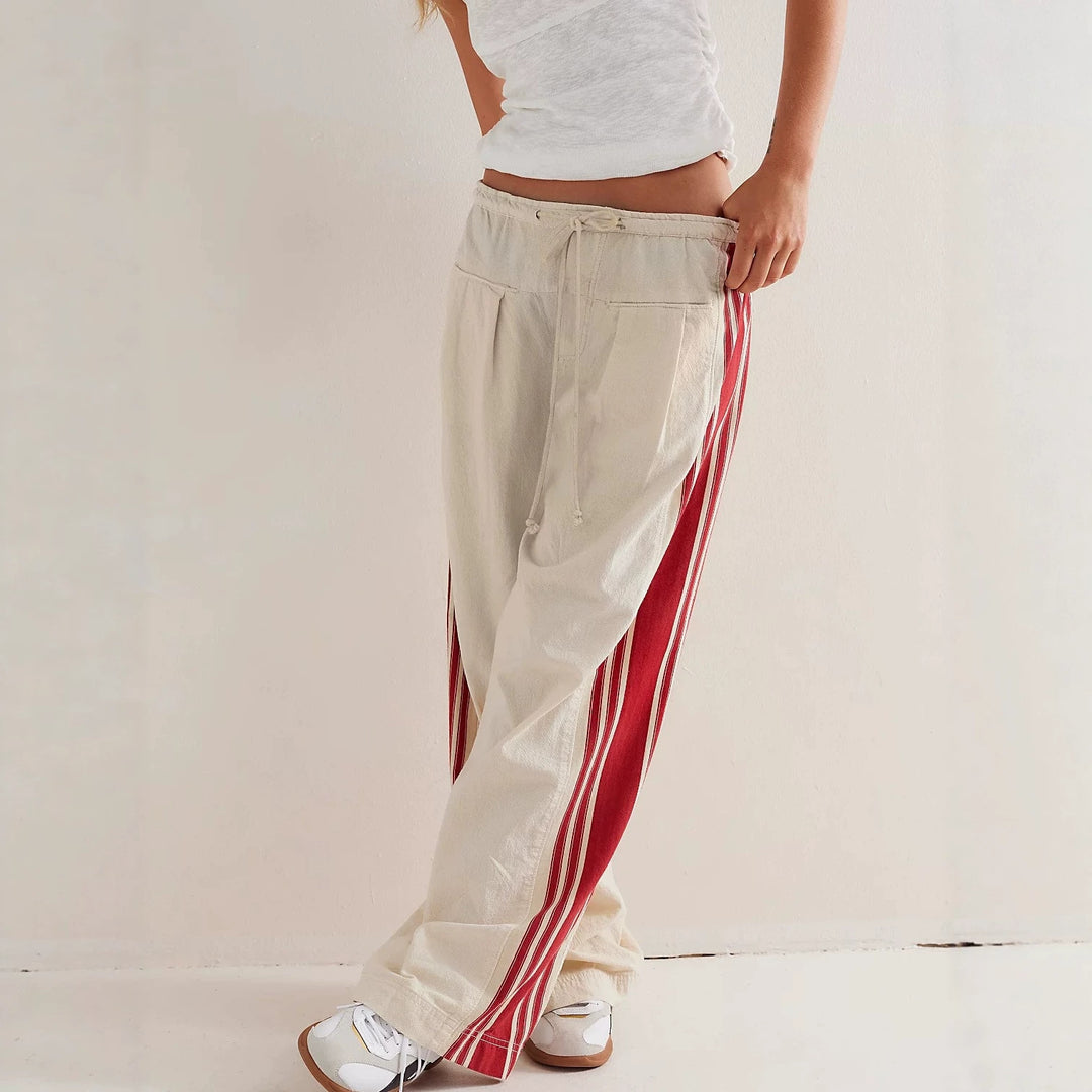 Damen Modische Sommerhose mit Blumenmuster