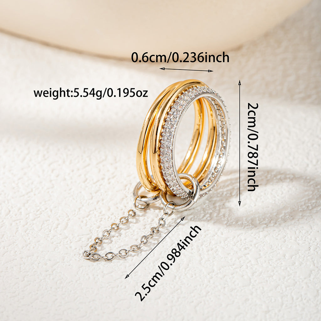 Damen modisches Ring-Set Shop Nory