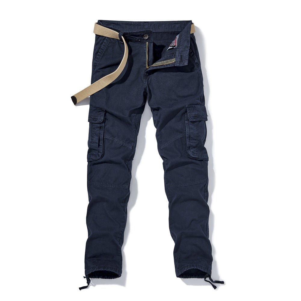Herren Cargohhose mit verstärkten Knien, Tunnelzug-Beinabschlüssen und integriertem Gürtel Shop Nory