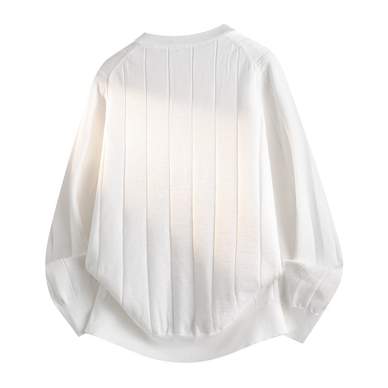 Damen Verspielter Langarm Henley-Pullover Shop Nory