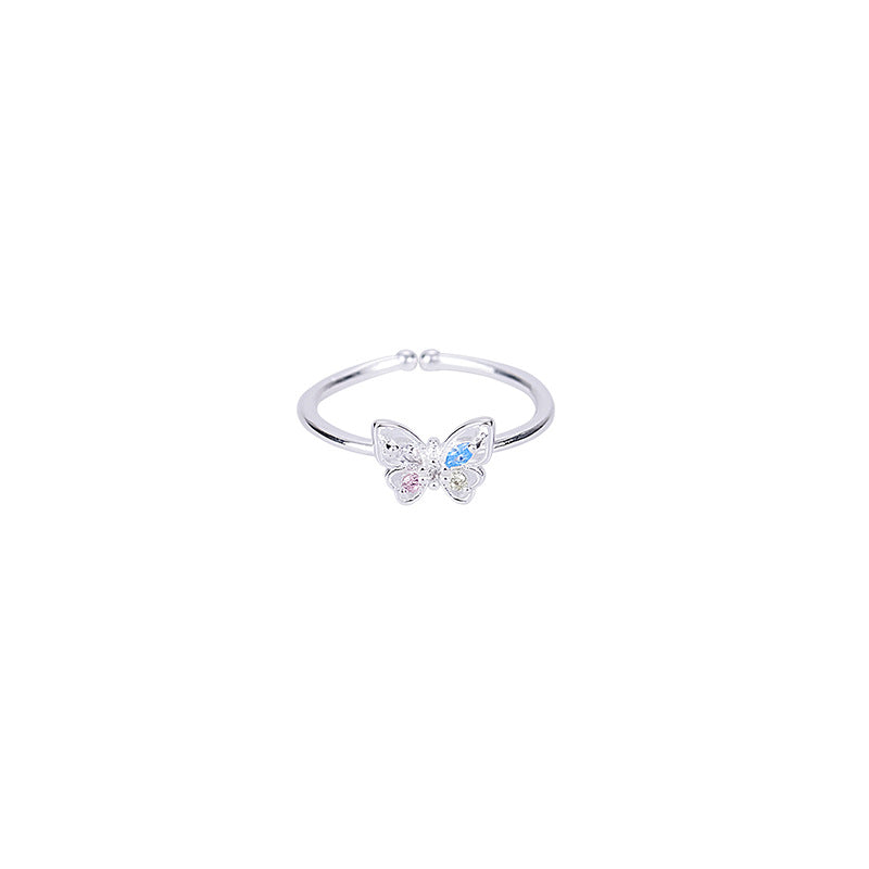 Damen filigraner Solitär-Ring mit funkelndem Zirkonia-Shop Nory