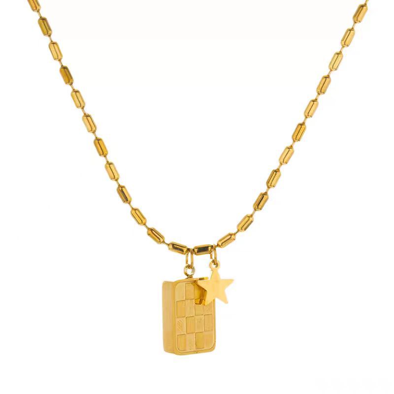 Damen Chic Geschichteter Charme Halskette Shop Nory