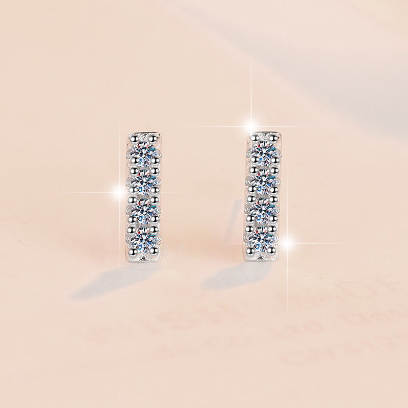 Damen Ohrringe mit elegantem Kristallverlauf Shop Nory