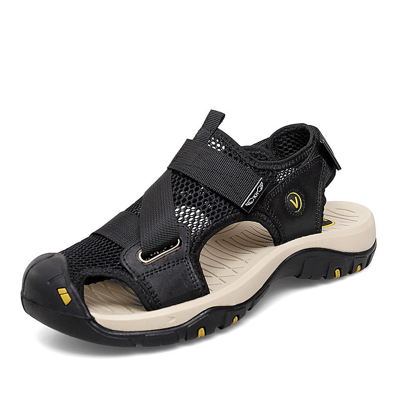 Herren Outdoor Sandalen mit rutschfester Sohle und verstellbarem Riemensystem