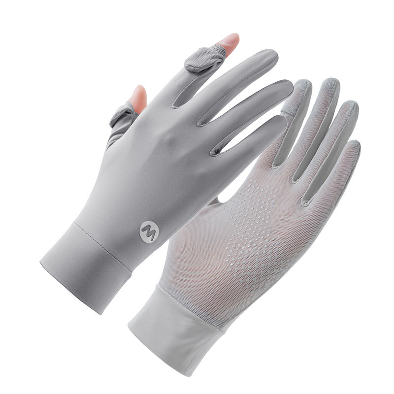 Sonnenschirm Eis Seide Handschuhe