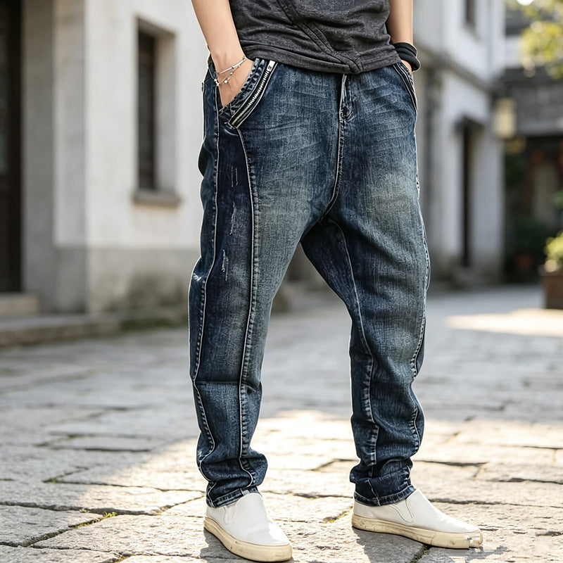 Herren Bequeme Cargo Jeans mit seitlichen Taschen Shop Nory