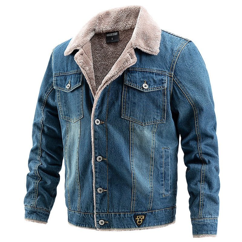 Herren Denimjacke mit Teddyfutter Shop Nory