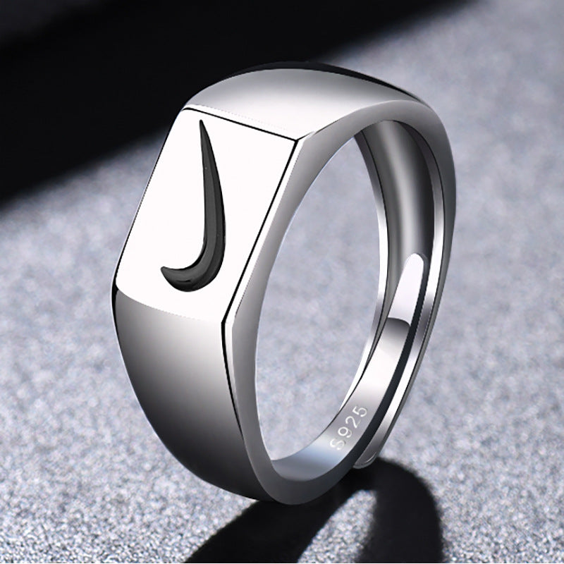 Damenring mit Herzmotiv aus hochwertigem 925er Silber Shop Nory