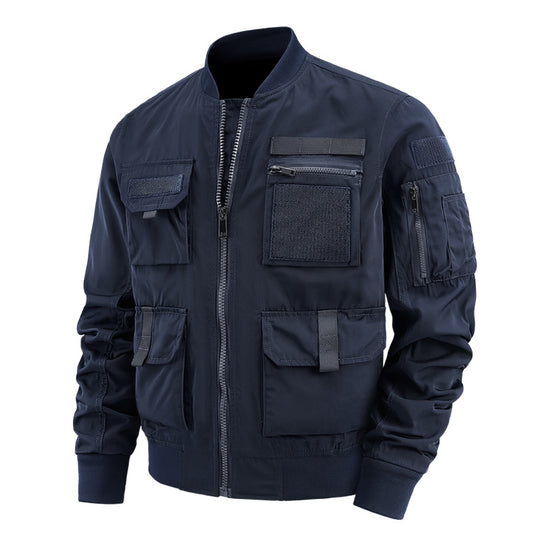Herren taktische Bomberjacke mit Multi-Taschen und robustem Reißverschluss Shop Nory