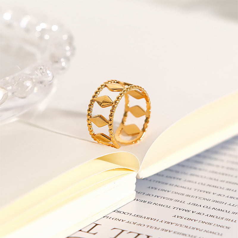 Damen Ring im eleganten Krokodil-Design Shop Nory