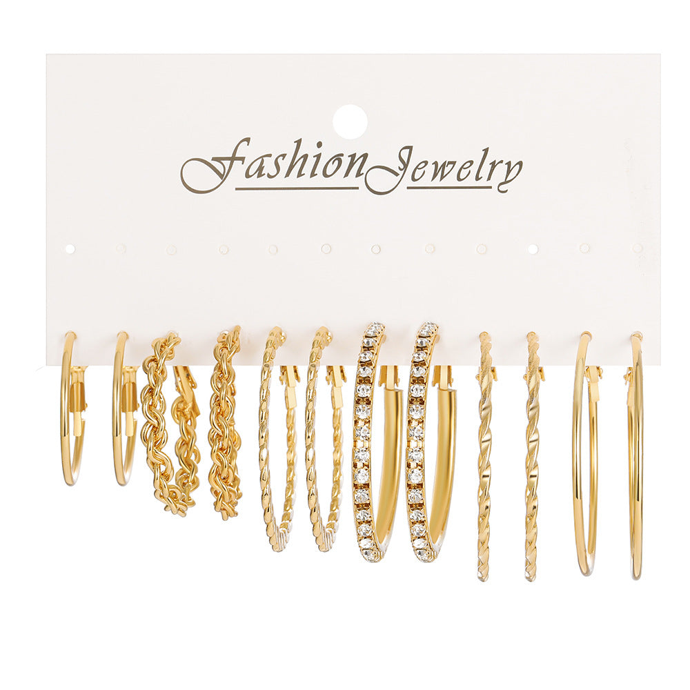 Damen Ohrstecker-Set mit verschiedenen eleganten Designs Shop Nory