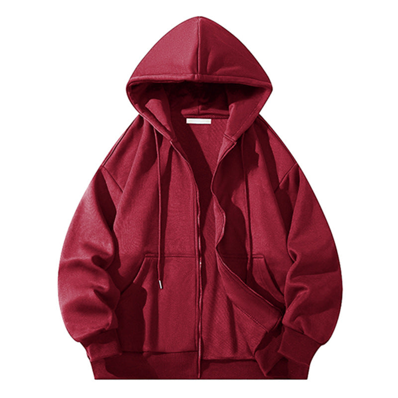 Herren Oversize Reißverschluss‑Kapuzenjacke aus schwerer Sweatqualität mit Kängurutaschen Shop Nory