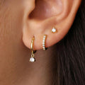 Damen Ohrstecker Set mit funkelnden Kristallen Shop Nory