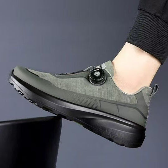 Herren Moderner atmungsaktiver Strick-Sneaker mit BOA-Drehverschluss und dämpfender Laufsohle Shop Nory