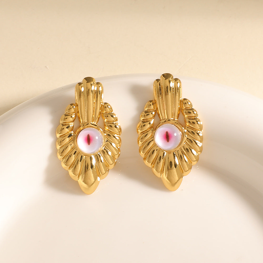 Damen Ohrringe im eleganten Orchideen-Design Shop Nory