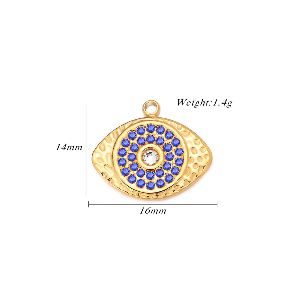 Damen Anhänger mit Augenmotiv und funkelnden Zirkonia Shop Nory