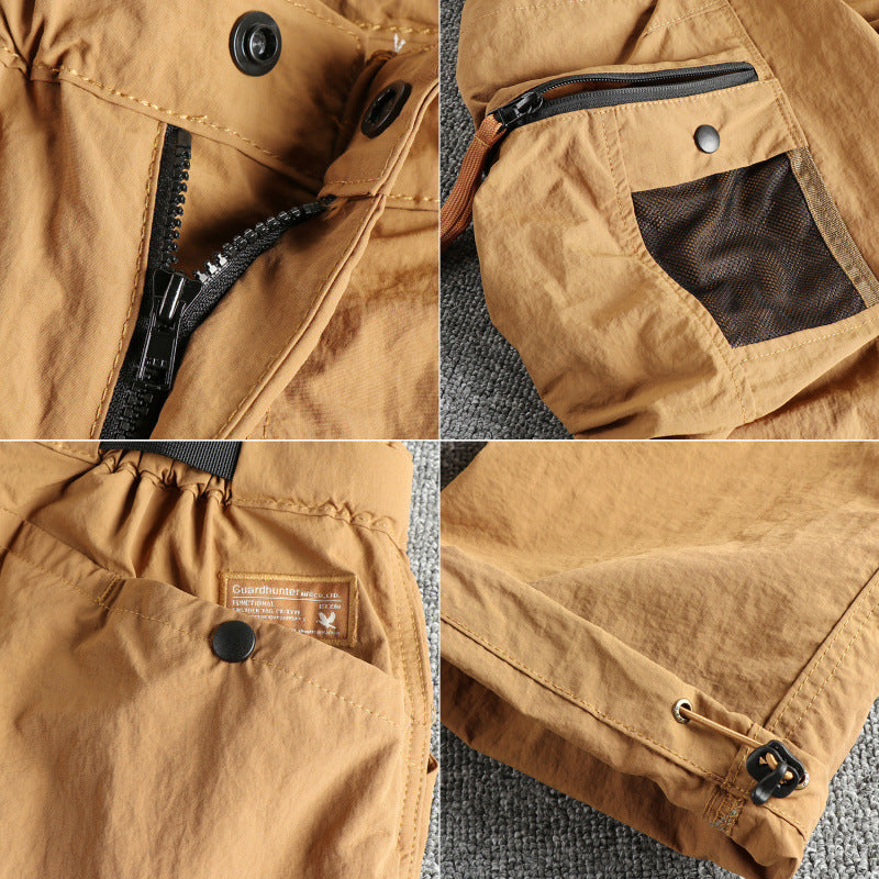 Herren Cargo-Hose mit multifunktionalen Taschen und verstellbarem Bund