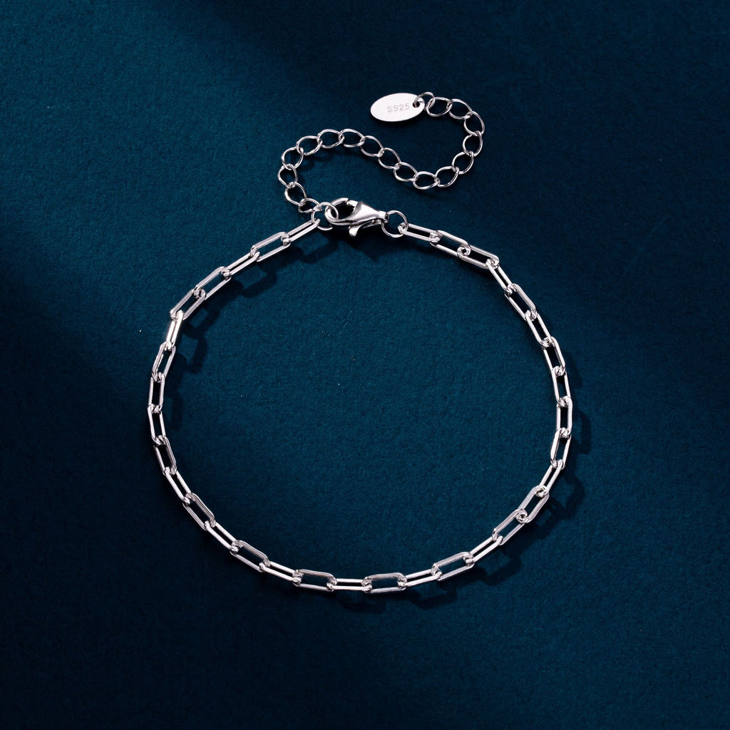 Damen Kette aus 925 Sterling Silber mit modernem Gliederdesign Shop Nory