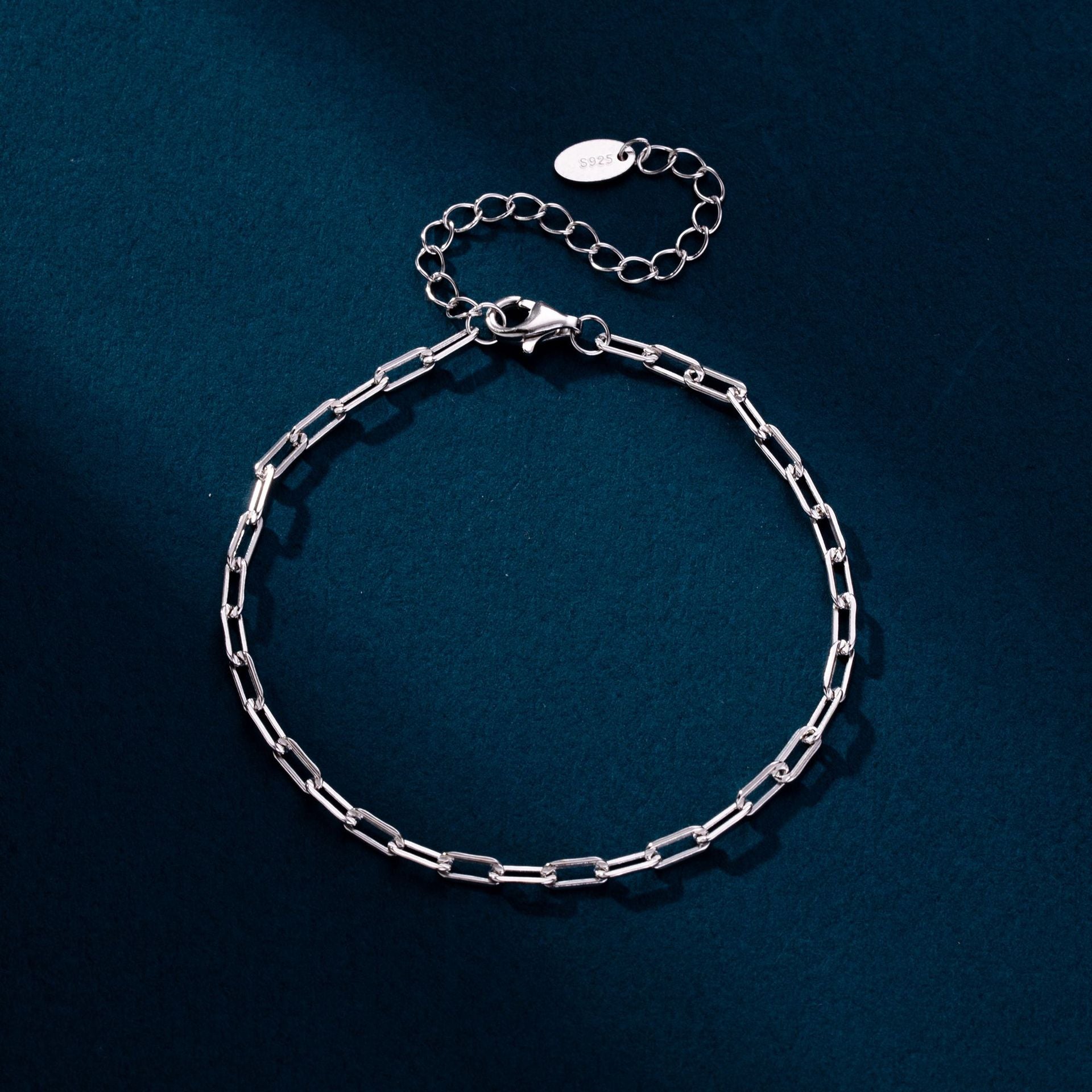 Damen Kette aus 925 Sterling Silber mit modernem Gliederdesign Shop Nory