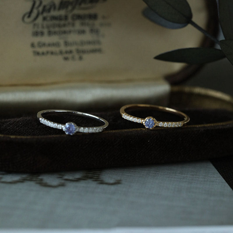 Damen Eleganter Ring mit funkelndem Zirkonia und filigranem Design Shop Nory