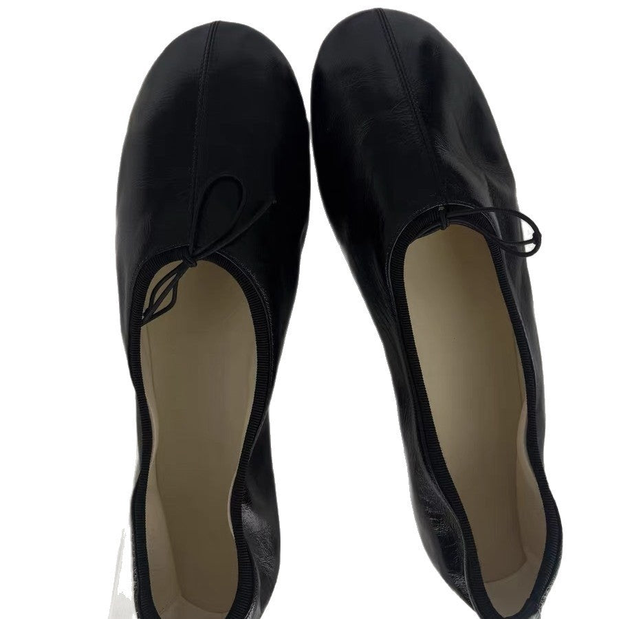 Damen Ballerinas mit Elegantem Knoten-Detail und Flexibler Sohle