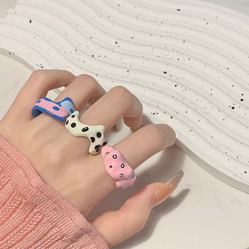 Damen Verspielter Ring mit kreativem Design Shop Nory