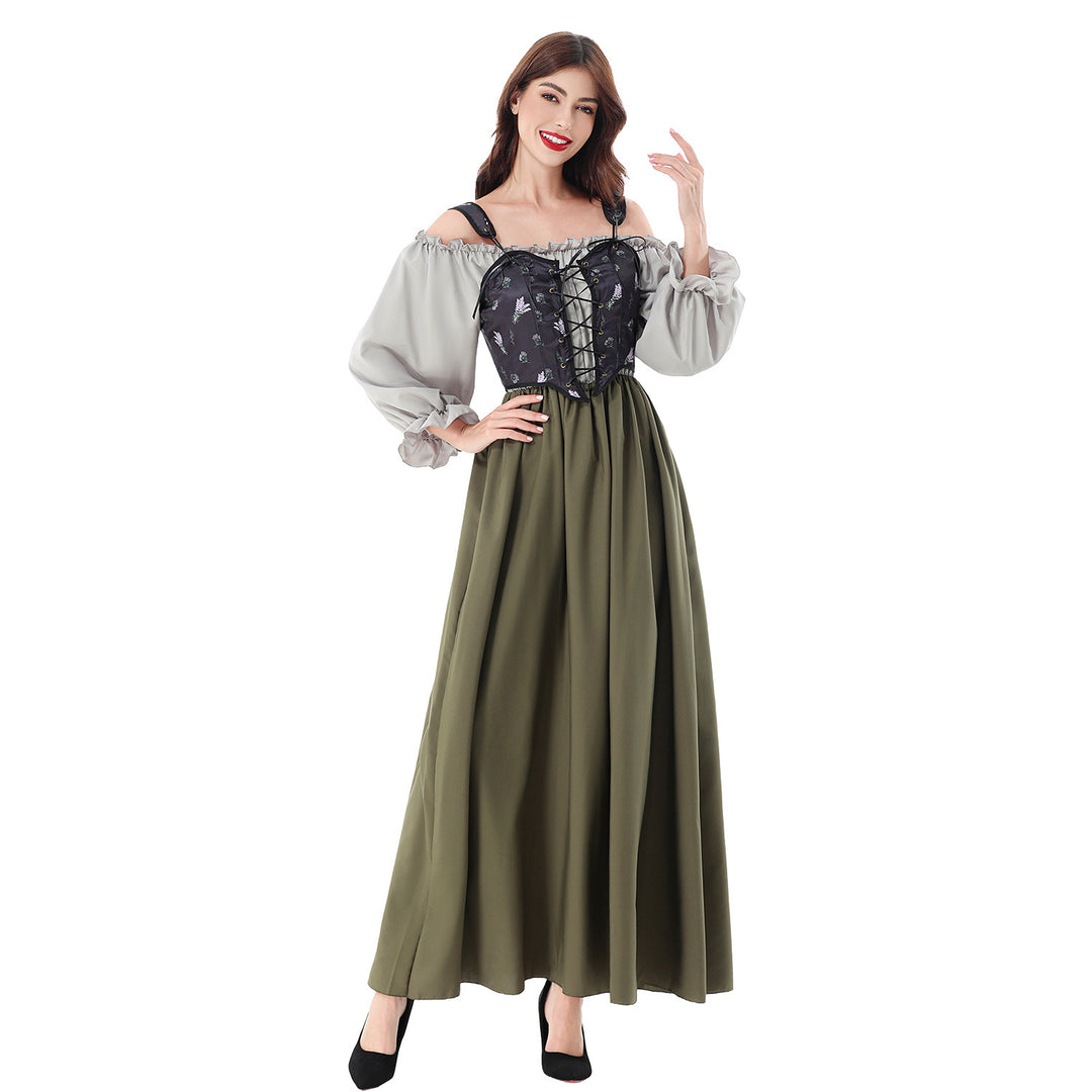 Damen nan Corsagekleid mit Schnürkorsett und schulterfreiem Blusentop Shop Nory