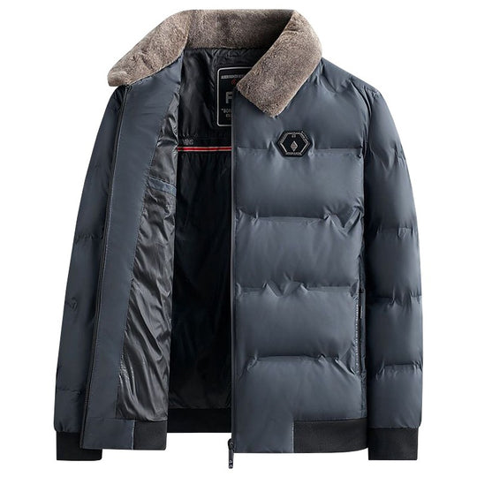Herren Stepp-Bomberjacke mit Teddykragen und winddichter Außenhülle Shop Nory
