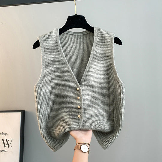Damen Elegante Wollen Strickweste Shop Nory