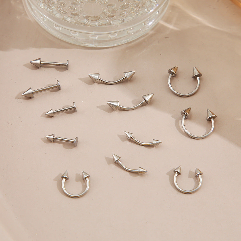 Damen Piercing Schmuck mit spitzem Design Shop Nory