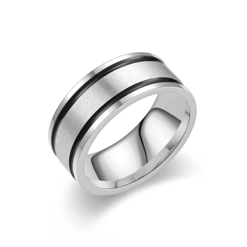 Herren Ring mit elegantem, zweireihigem Design Shop Nory