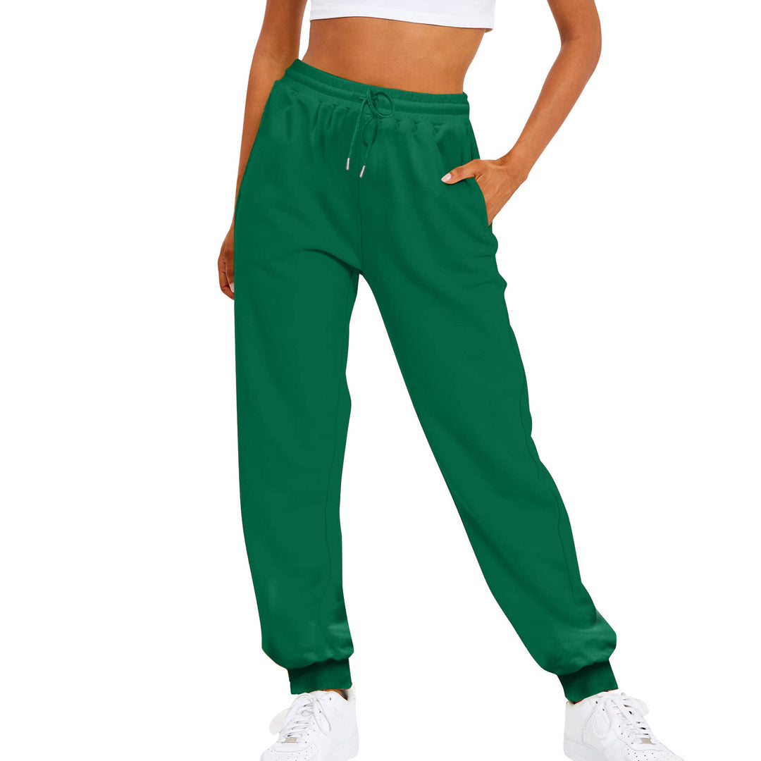 Damen nan komfortable Jogginghose mit Kordelzug Seitentaschen und geripptem Knöchelabschluss Shop Nory