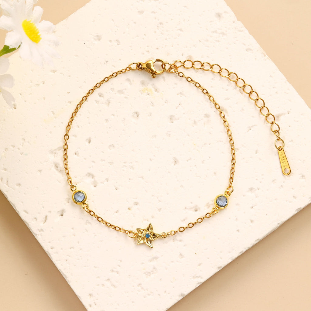 Damen filigranes Armband mit floralem Design Shop Nory